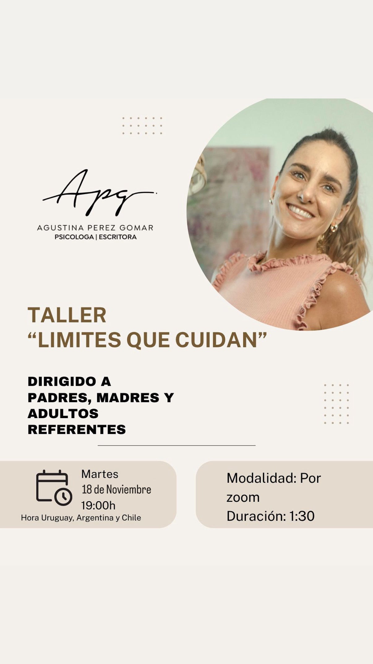 Taller Límites que cuidan